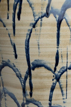 Fouettis 03 Taburete de gres esmaltado de Pascale Girardin