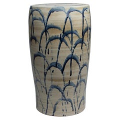 Fouettis 03 Taburete de gres esmaltado de Pascale Girardin