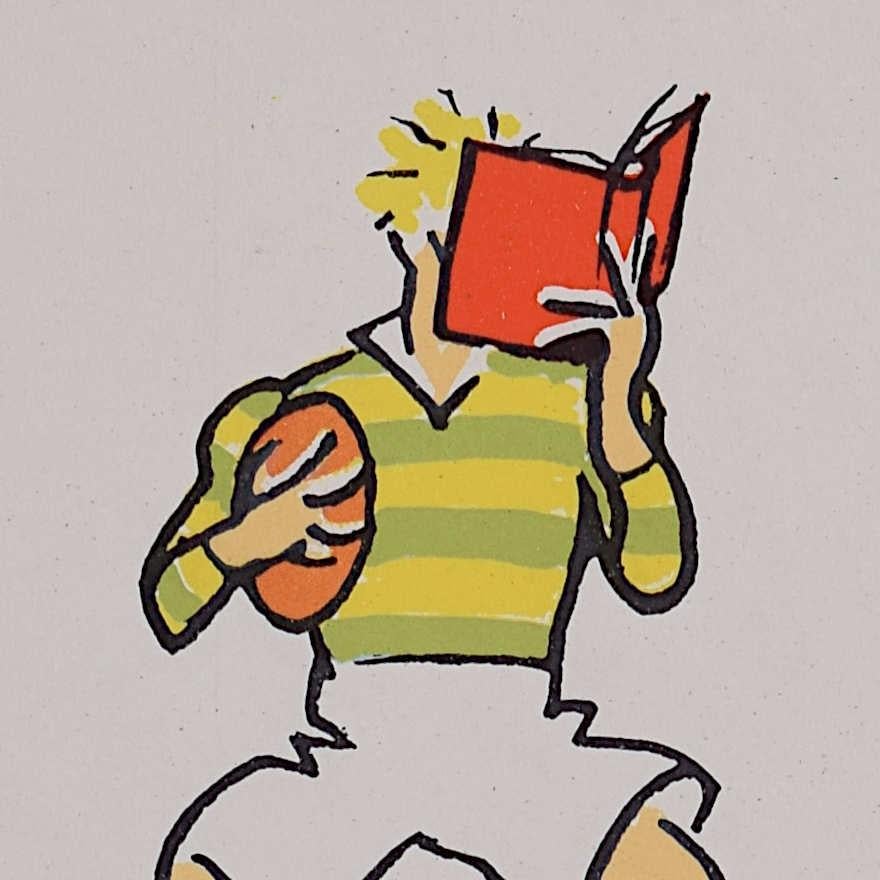 'Fougasse', Los Imprescindibles - Cartel de las Publicaciones Oficiales del Sindicato de Rugby - Print de Fougasse (Cyril Kenneth Bird)