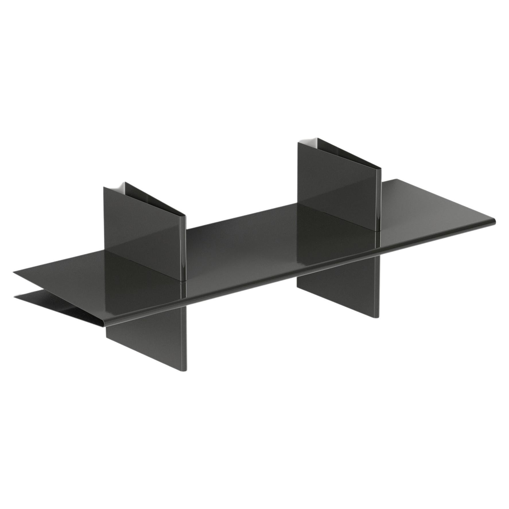 Shelf in Steel, Color Black For Sale