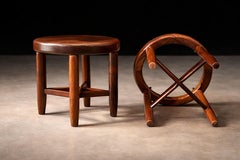 Found Collectibles Maracanã-Inspired Side Tables in Reclaimed Brazilian Rosewood