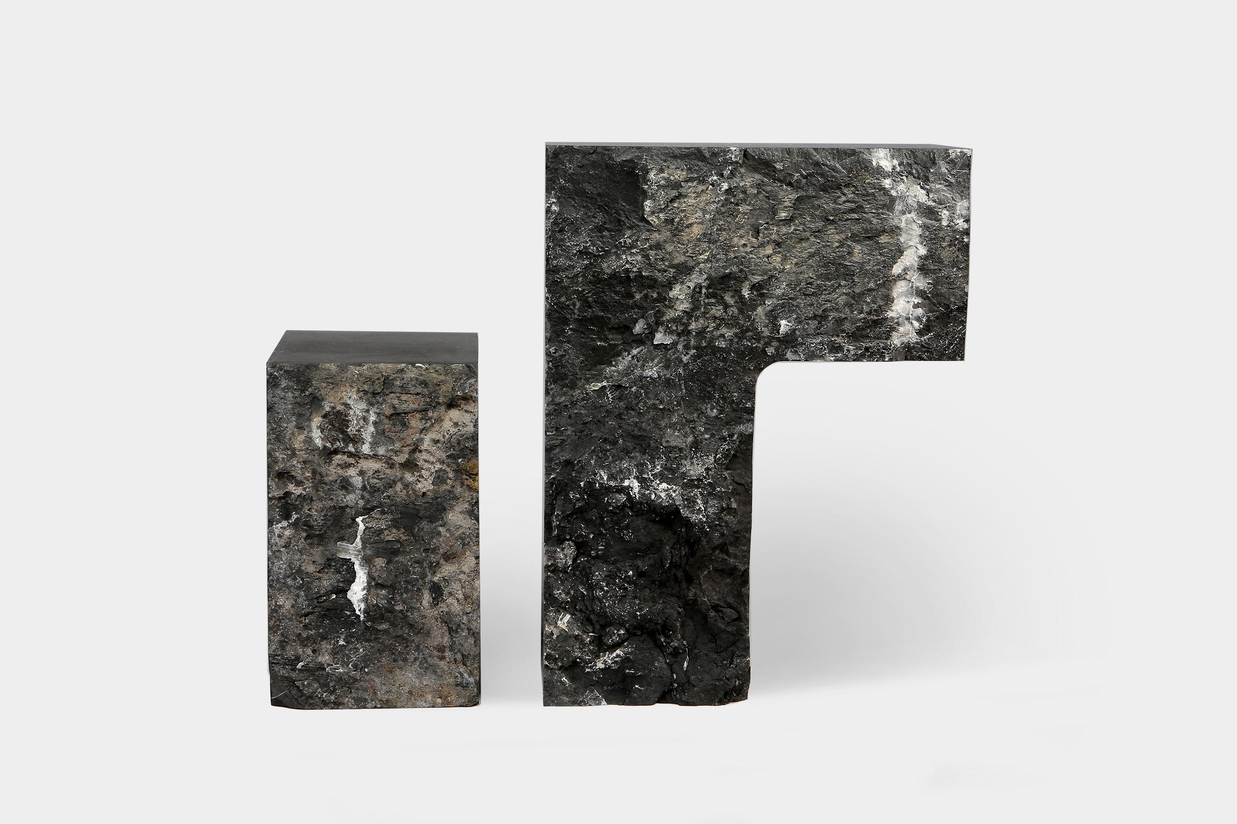 black marble side tables