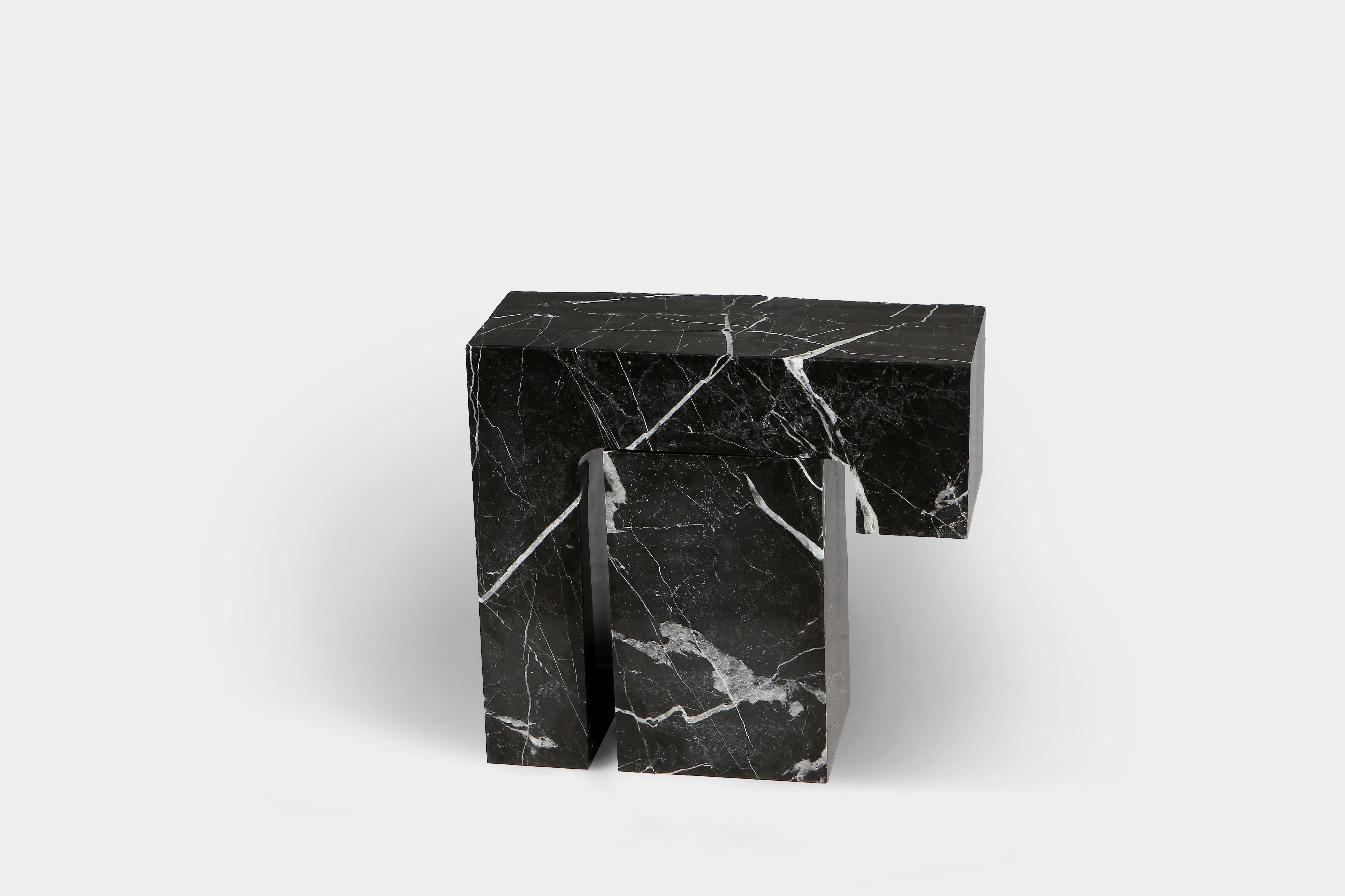 Spontaneity, environmental awareness and the primeval nature of the materials are central themes explored in Found II collection, which focuses on the power of the medium to dictate the final form these functional works of art take.

Side table