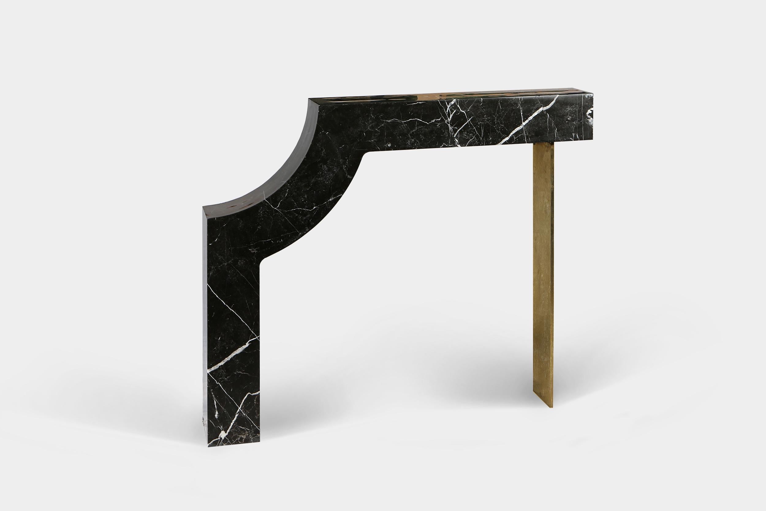 Spontaneity, environmental awareness and the primeval nature of the materials are central themes explored in this collection, which focuses on the power of the medium to dictate the final form these functional works of art take.

This console