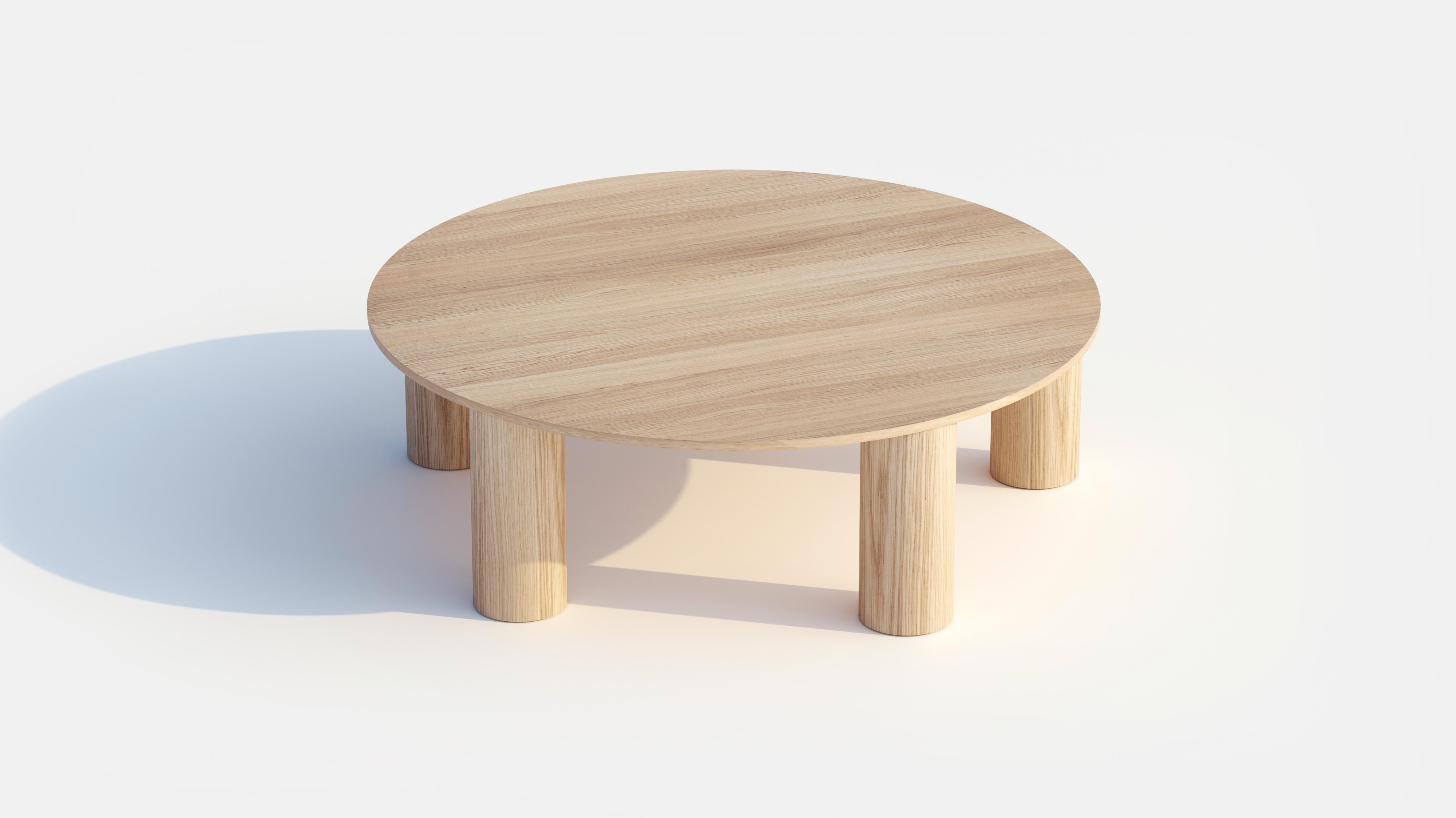 Step into a world of whimsy and enchantment with our extraordinary PHANT coffee table collection made from red oak veneer covered with a clear matte lacquer. Born from the heart of Quebec, these tables exude a distinct local charm that resonates in