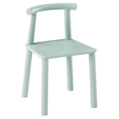 Found - Silla de comedor Midi, Roble rojo, Azul