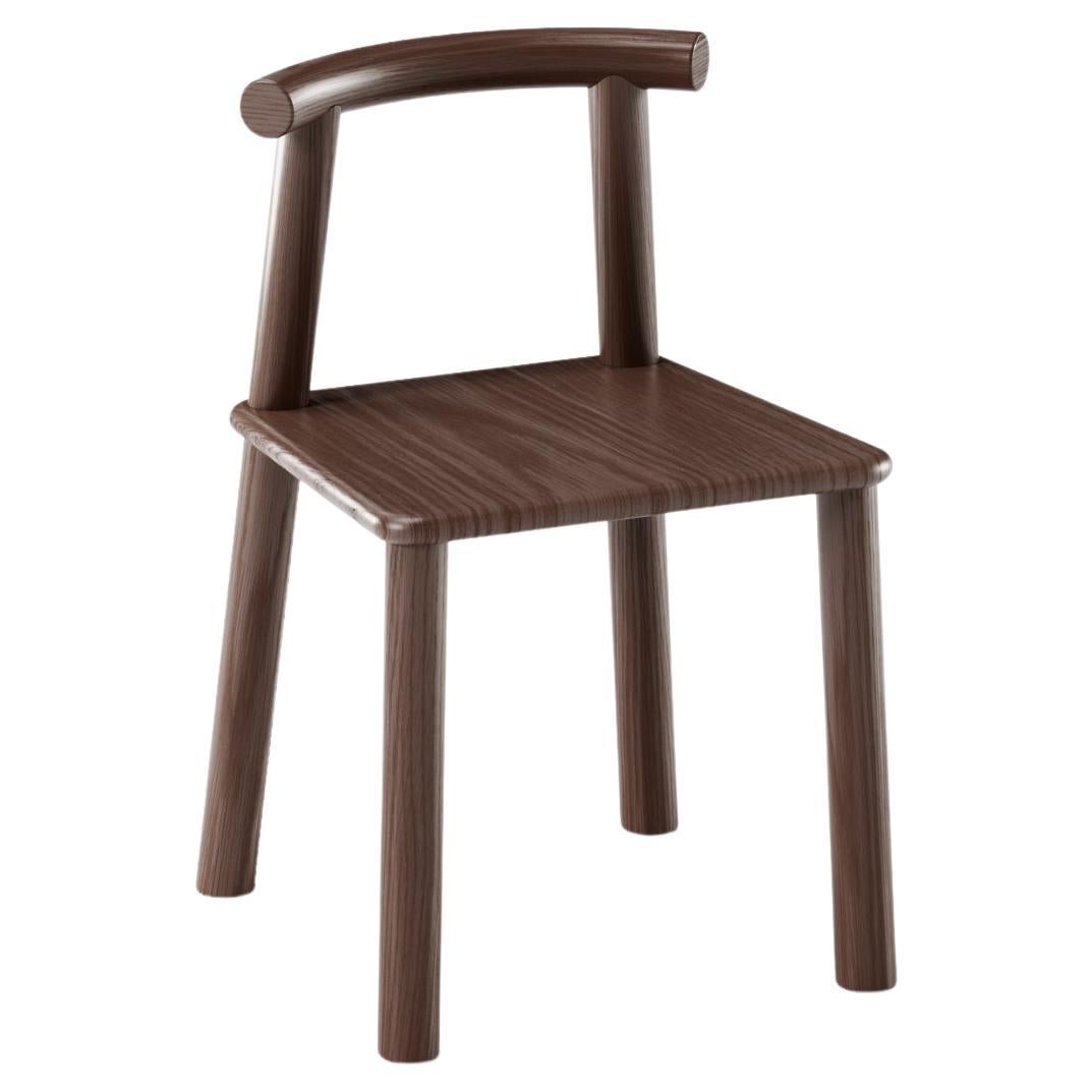 Found, Midi Dining Chair, Red Oak, Brown en vente