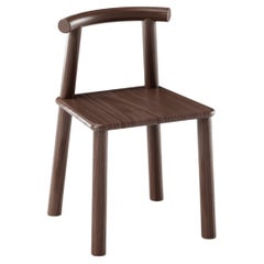 Found, Midi Dining Chair, Red Oak, Brown
