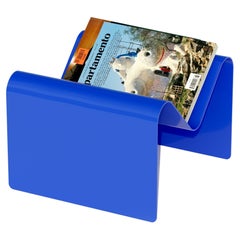 Book Display in Steel, Color Blue