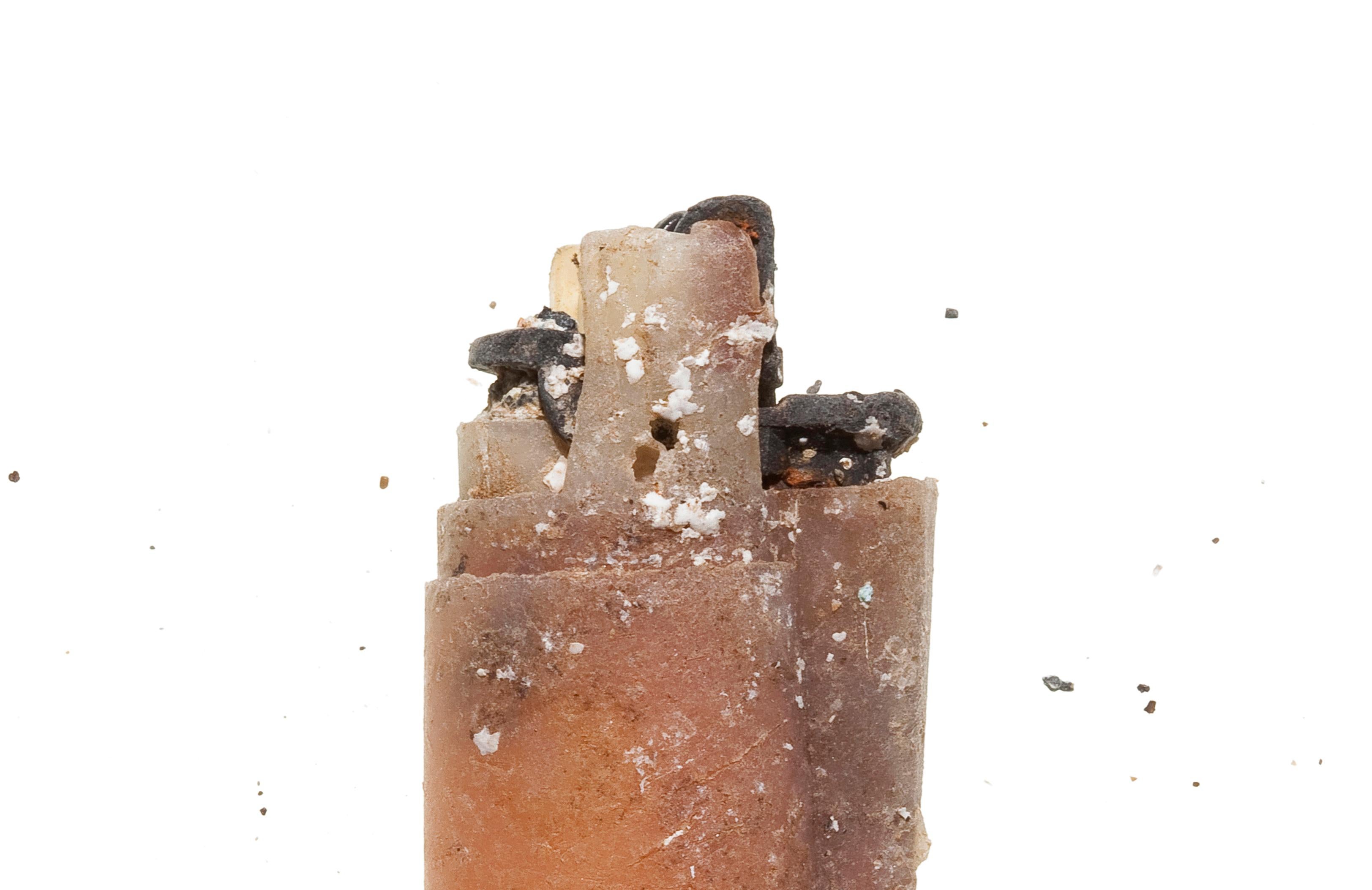 Contemporary 1714_Found-object photograph: lighter recovered on the coast of Menorca (Spain) For Sale