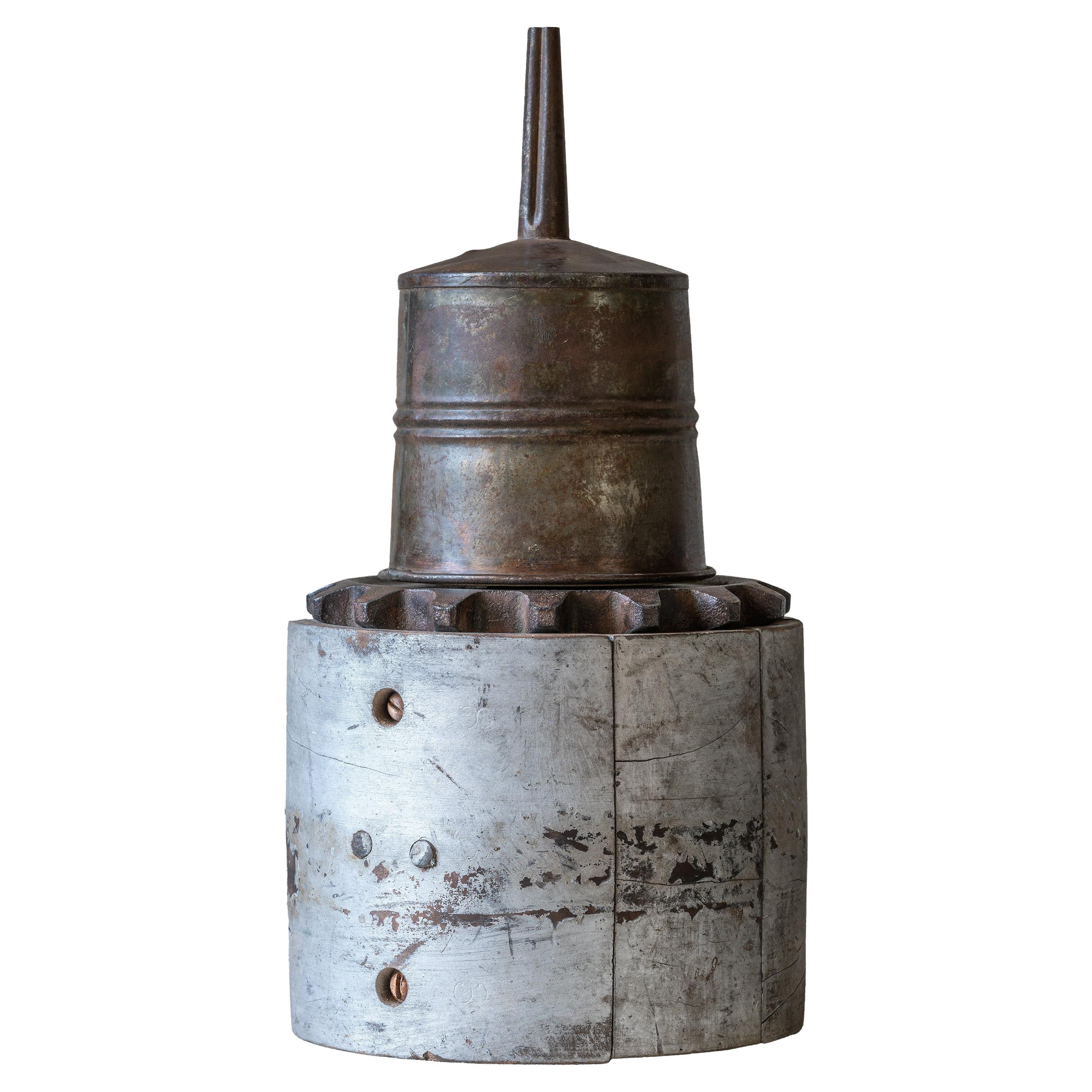 Found Object Sculpture - Collected Steel Assemblage by Jim Rose