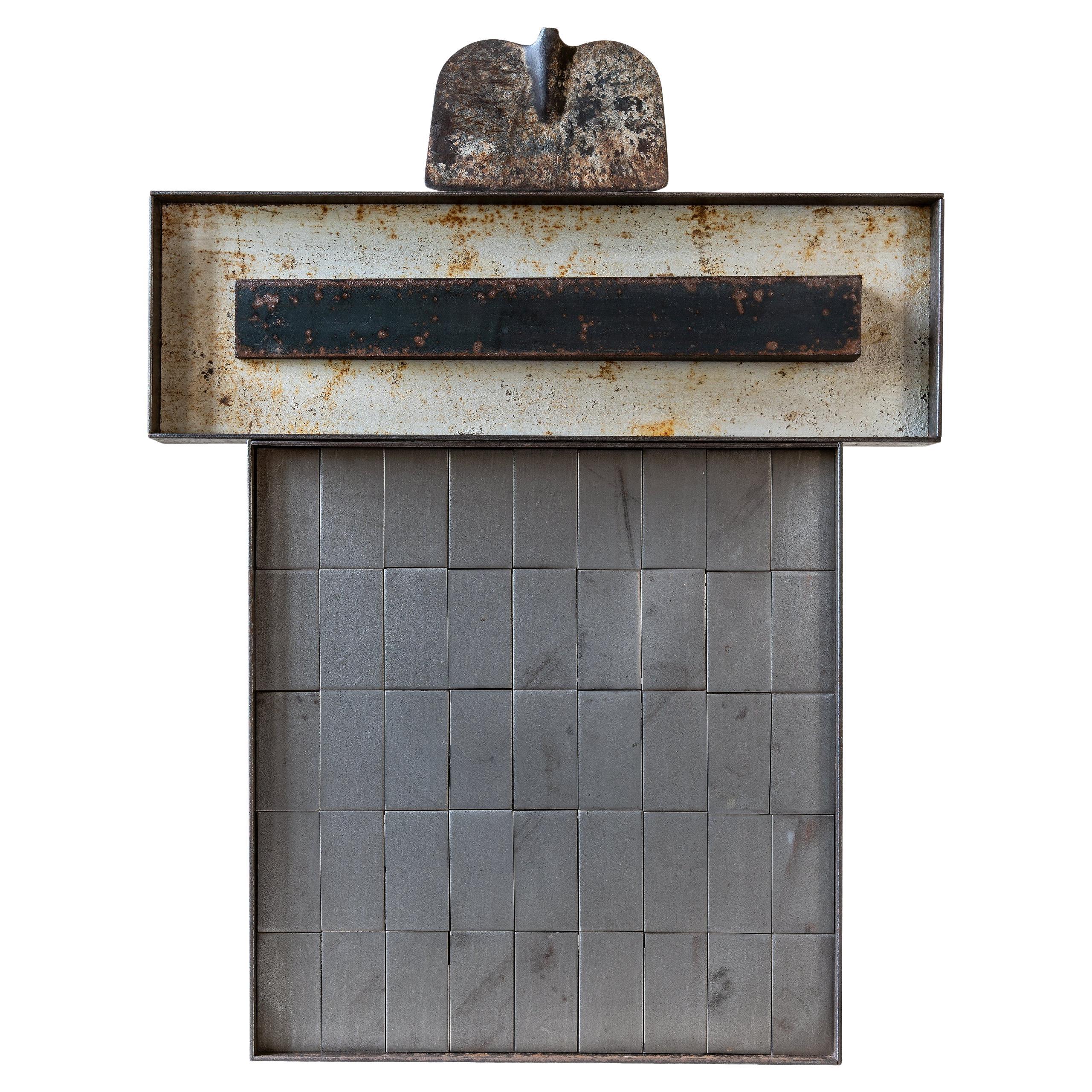 Found Object Sculpture - Collected Steel Assemblage No. 07 by Jim Rose