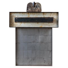 Fundstück-Skulptur – Sammlerstück-Skulptur aus Stahl, Assemblage Nr. 07 von Jim Rose