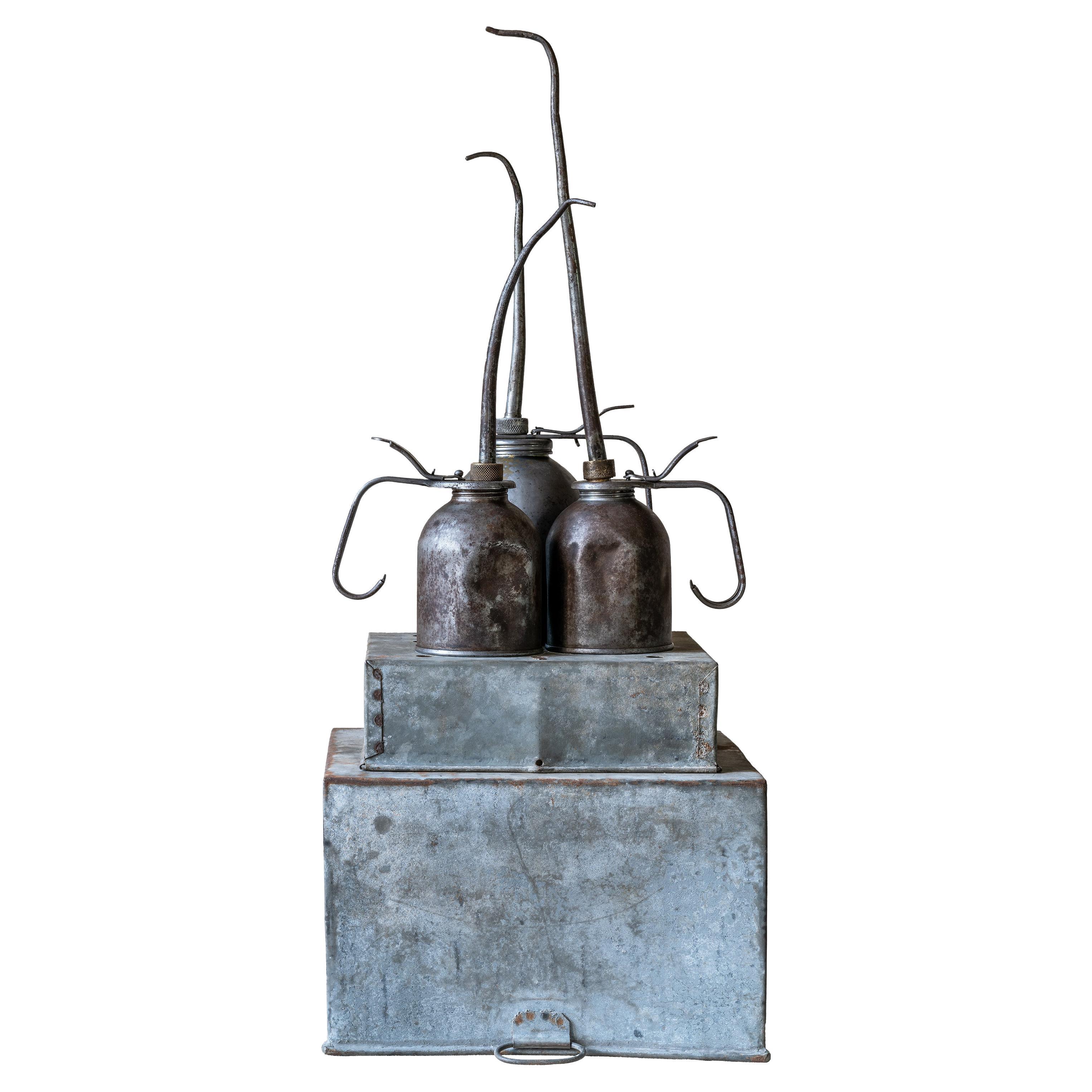 Found Object Sculpture - Collected Steel Assemblage No. 3 by Jim Rose
