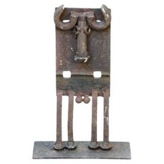 Found Object Sculpture of an Elephant or Ram