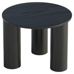 Table basse en chêne, couleur noire