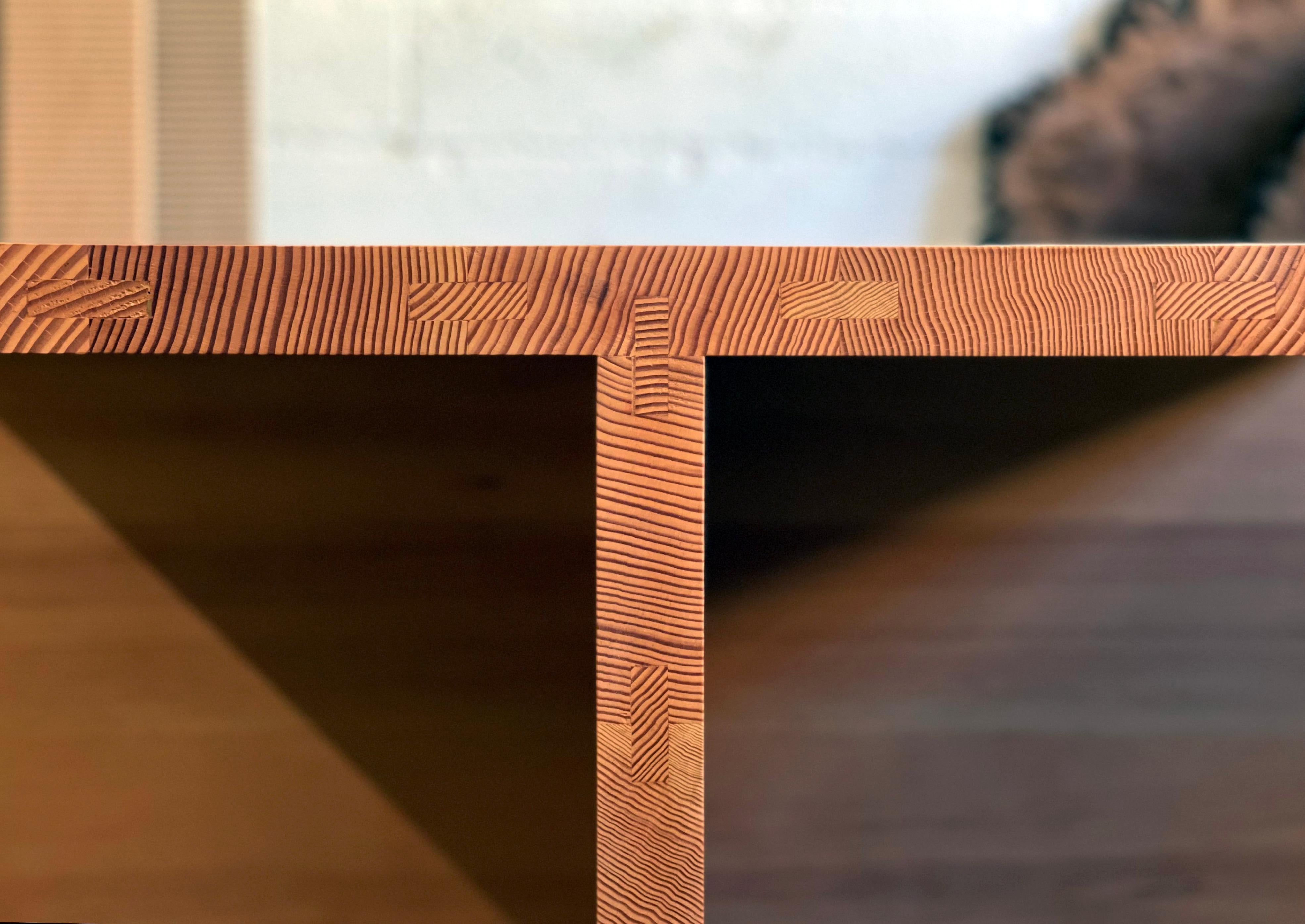 Foundation Coffee Table, Modern, Solid Fir - Fully Customizable In New Condition For Sale In Portland, OR