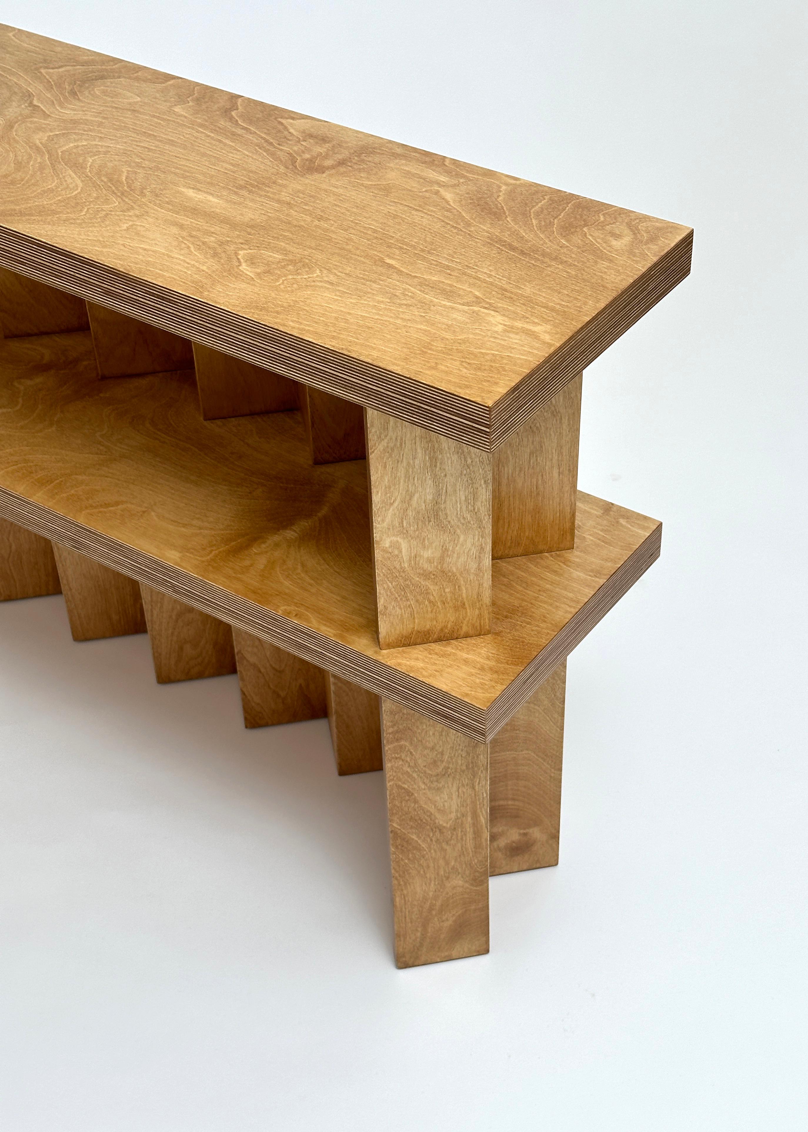 Plywood Foundation Console Table by Goons For Sale
