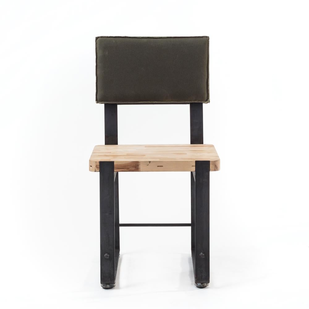 Industrial 'Foundation Dining Chair' by Basile Built - Limited Edition  For Sale