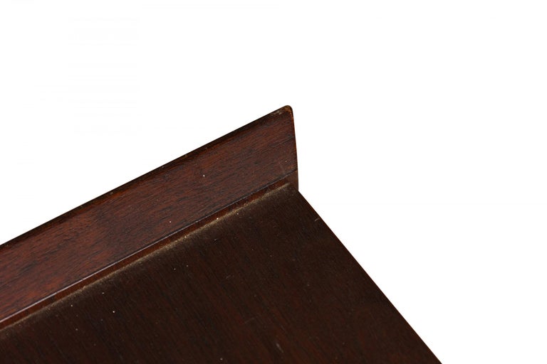 Founders Dark Walnut Lazy Susan Mini Bookcase For Sale at 1stDibs
