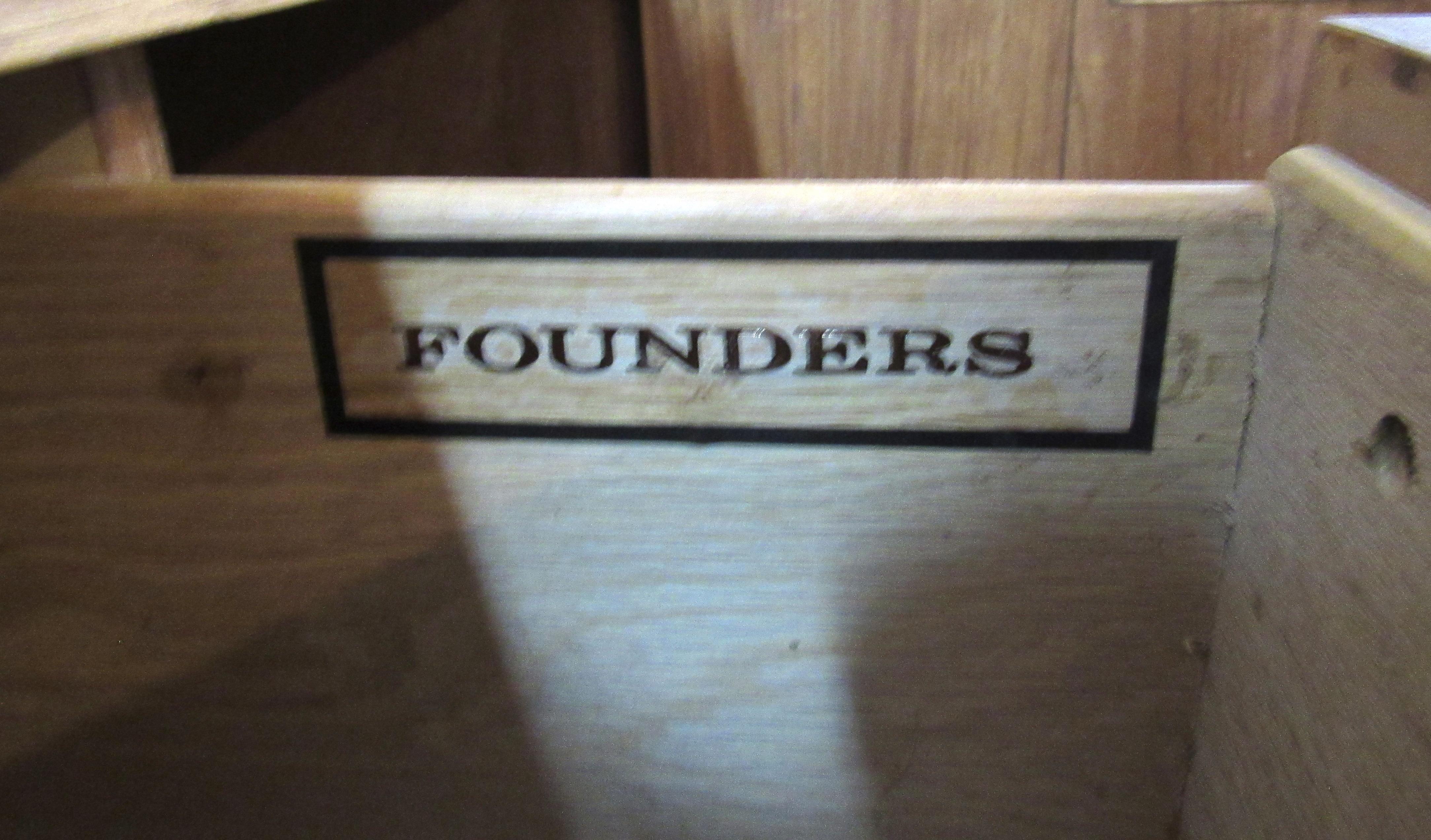 Founders Dresser with Wicker Doors For Sale 4