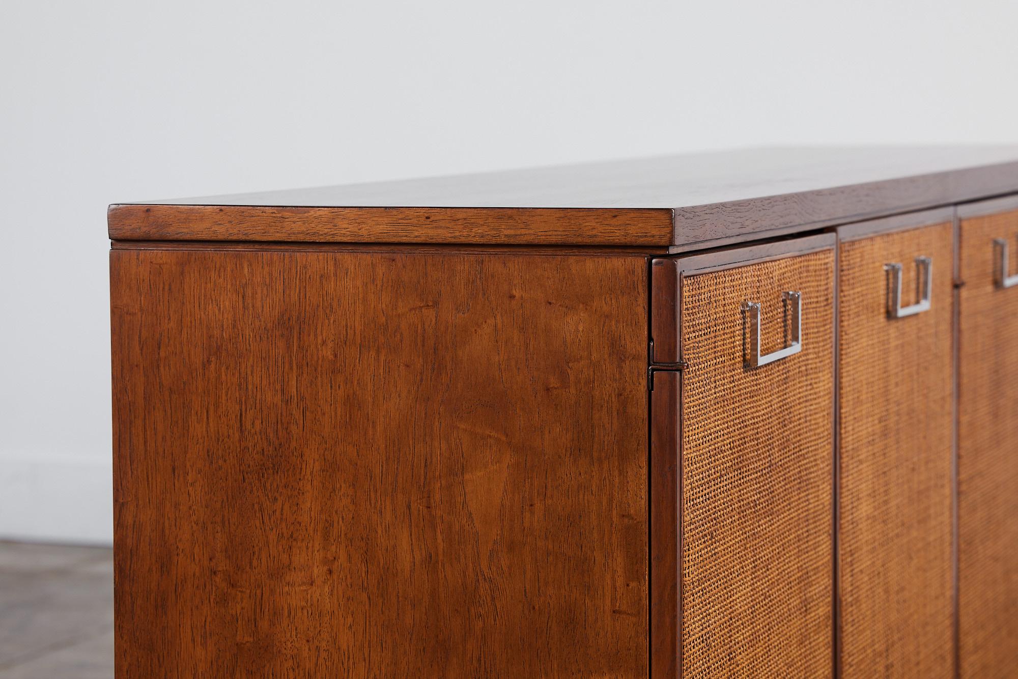 Founders Four Door Cane Front Credenza 7