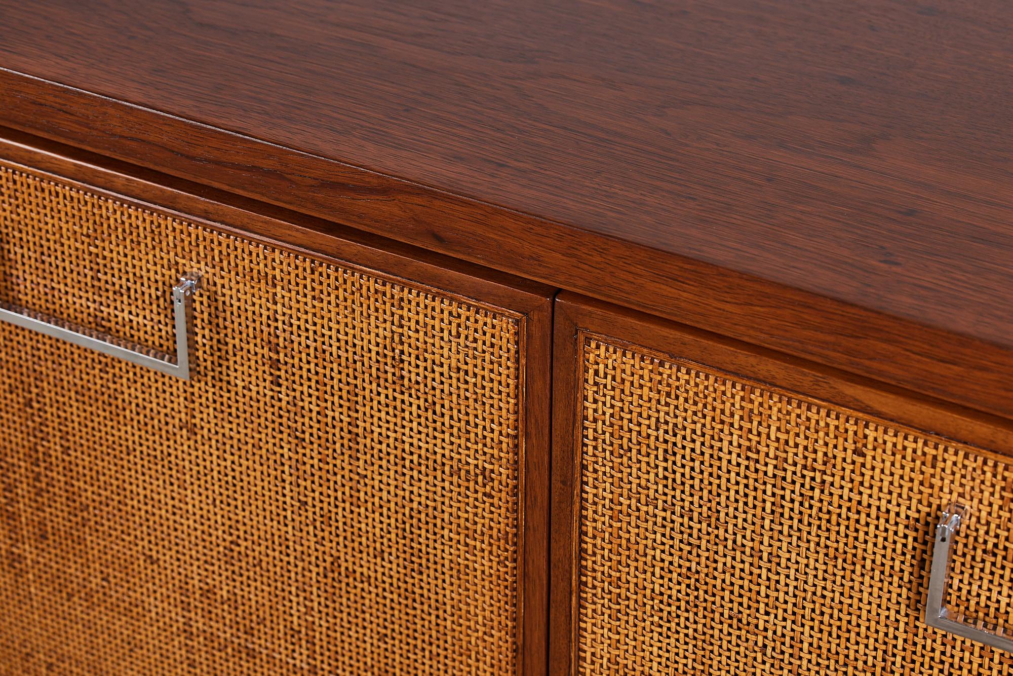 Founders Four Door Cane Front Credenza 9