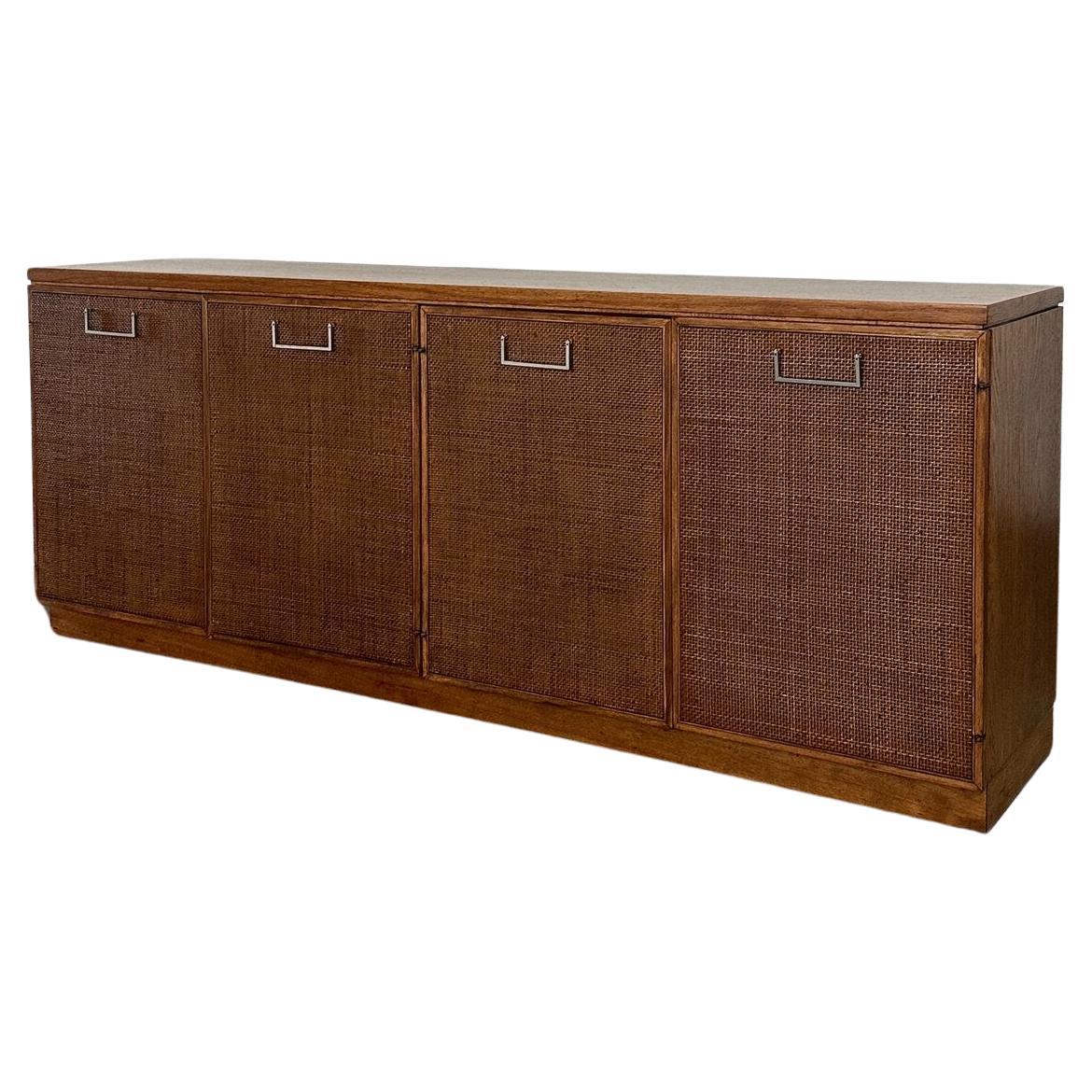 Founders Four Door Cane Front Credenza