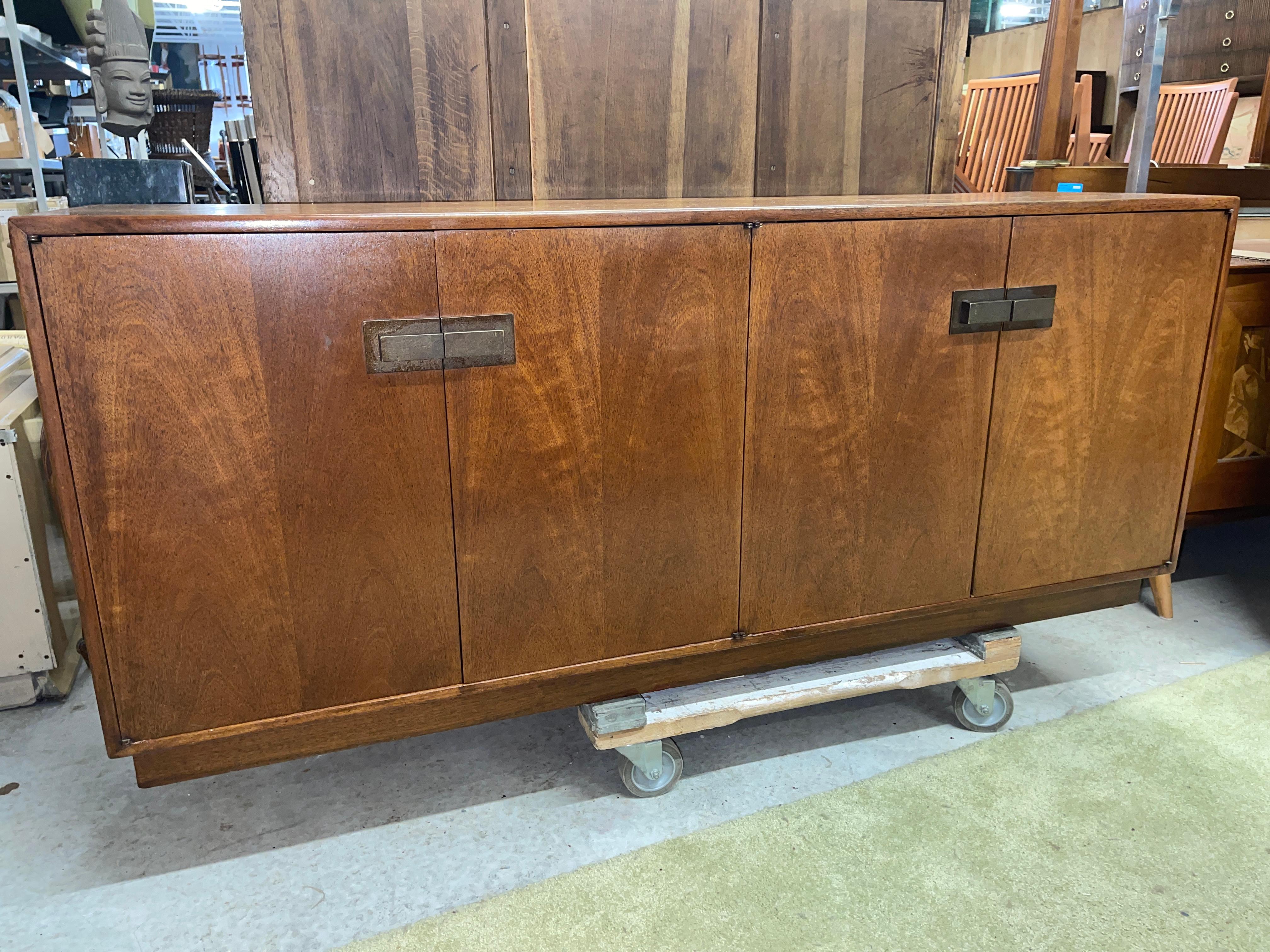 Founders Furniture Co Walnut Sideboard For Sale 5