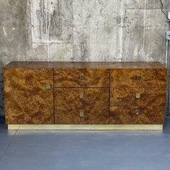 Founders, Mid-Century Modern, Dresser, Burlwood, USA, 1980s