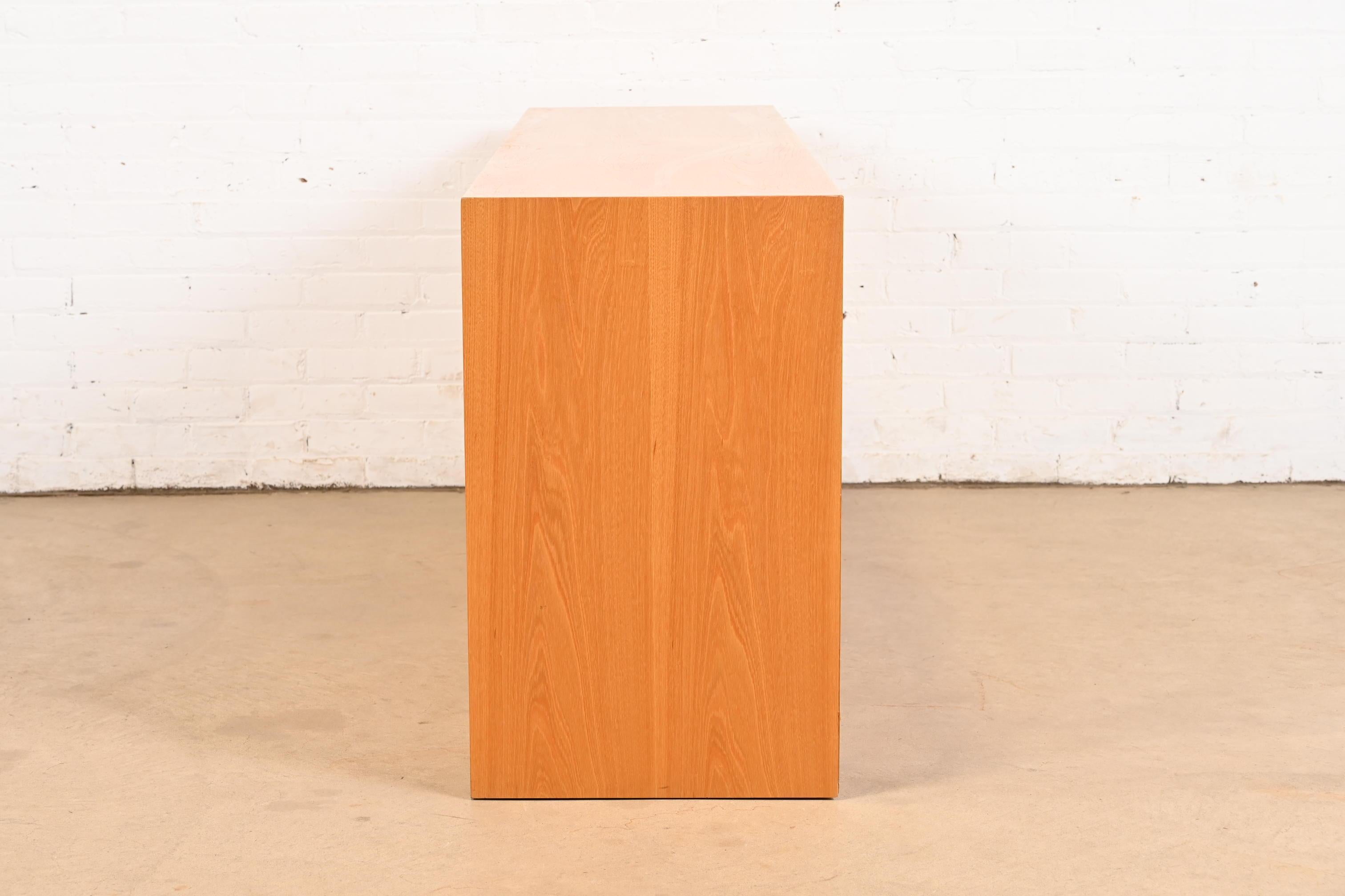 Founders Mid-Century Modern Sculpted Teak Long Dresser, 1970s 6