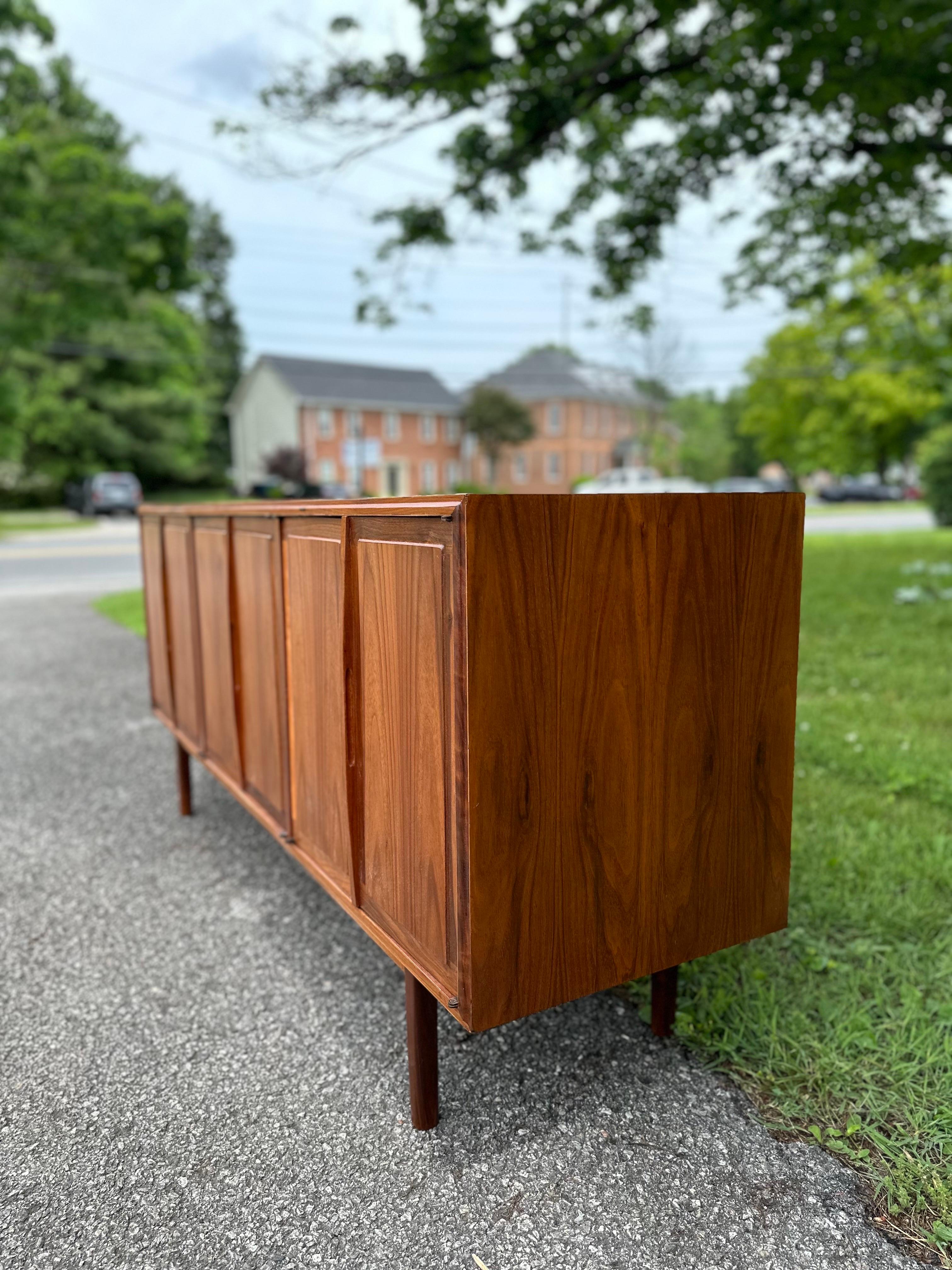Mid-20th Century Founders Mid-Century Modern Walnut Credenza For Sale