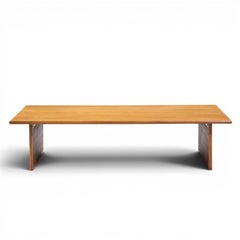 Founders Mid Century Walnut and Cane Coffee Table