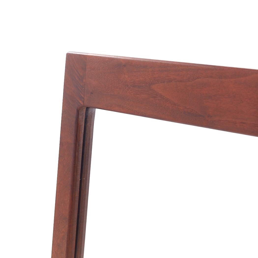 American Founders Mid Century Walnut Mirror For Sale