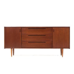 Founders Style Mid Century Walnut Credenza