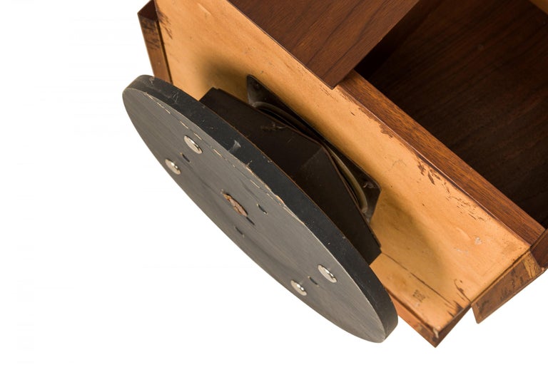 Founders Walnut Lazy Susan Mini Bookcase For Sale at 1stDibs