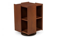 Founders Walnut Lazy Susan Mini Bookcase