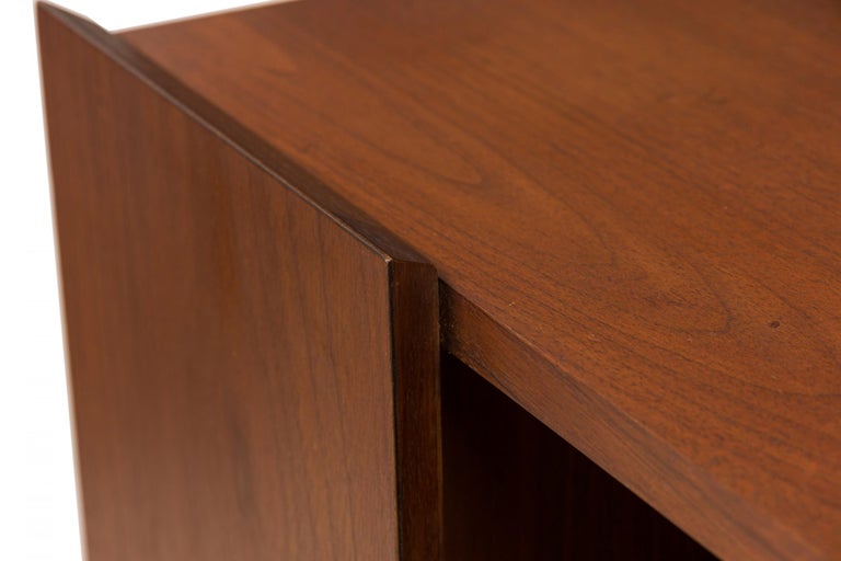 Founders Walnut Lazy Susan Mini Bookcase For Sale at 1stDibs