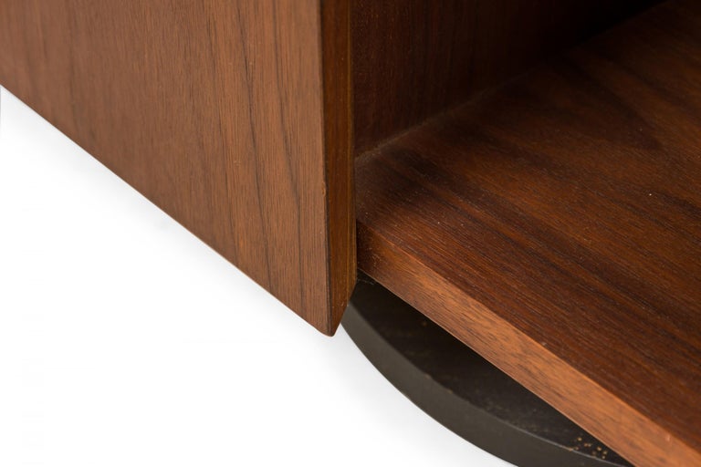 Founders Walnut Lazy Susan Mini Bookcase For Sale at 1stDibs
