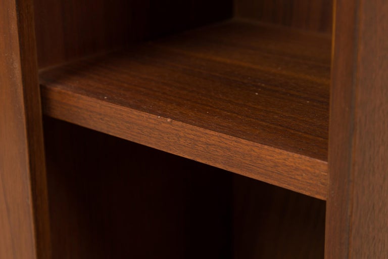 Founders Walnut Lazy Susan Mini Bookcase For Sale at 1stDibs