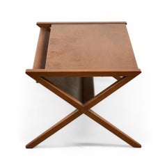 Founders X-Frame Wooden Coffee / Cocktail Table with Magazine Shelf