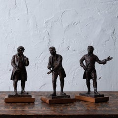 Founding Fathers WPA Bronzes by Rosario R. Fiore, 1930s