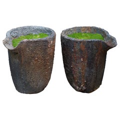 Foundry Crucible Planter, France, 20th Century