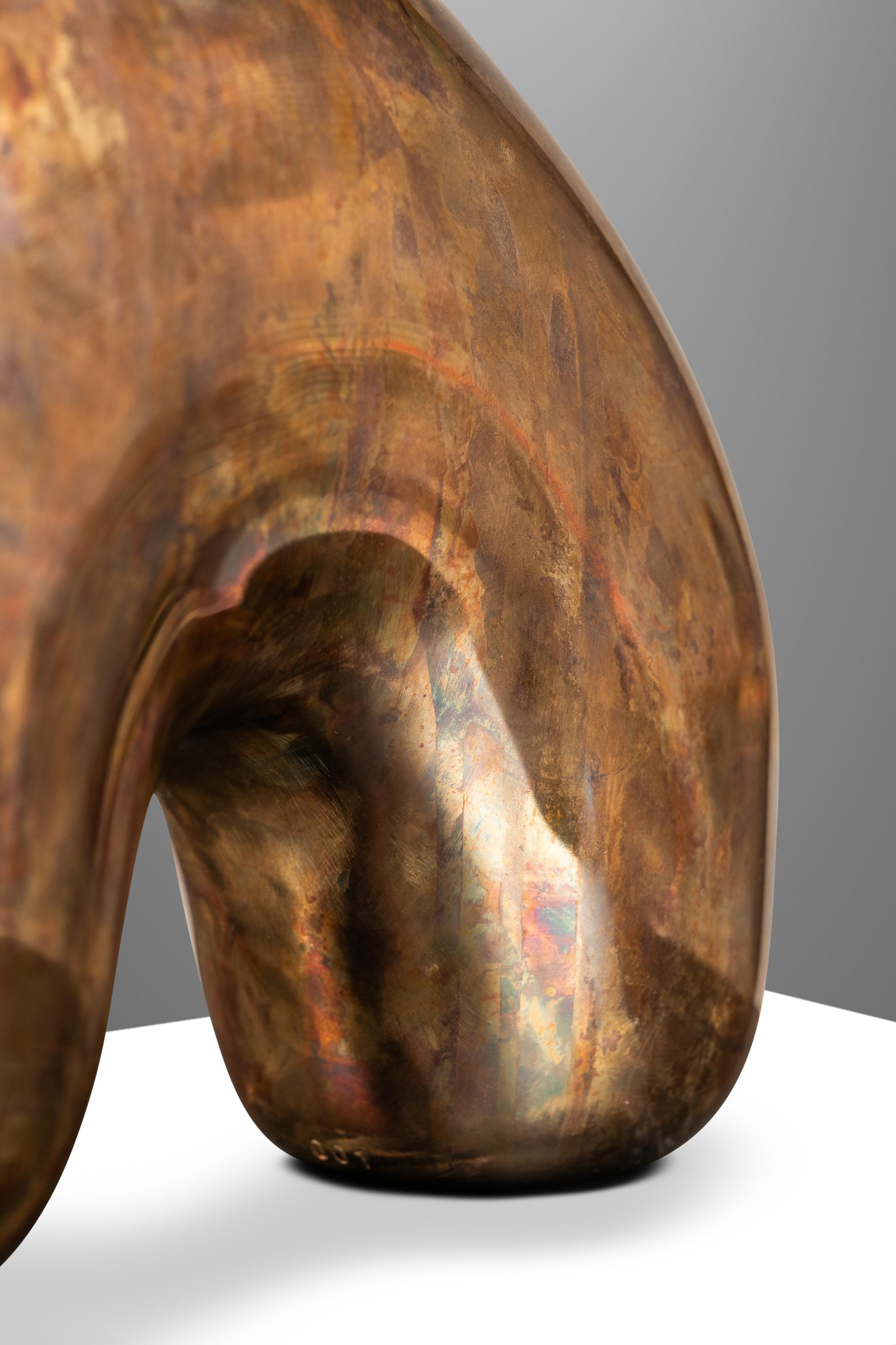 Scultura in bronzo colata in fonderia, Mark Leblanc, Studio A.I.C., USA, 2022 ca. in vendita 1
