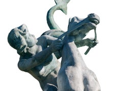 Fountain, Art Nouveau, Bronze Sculpture