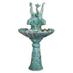 Fountain "Dauphin" in Earthenware
