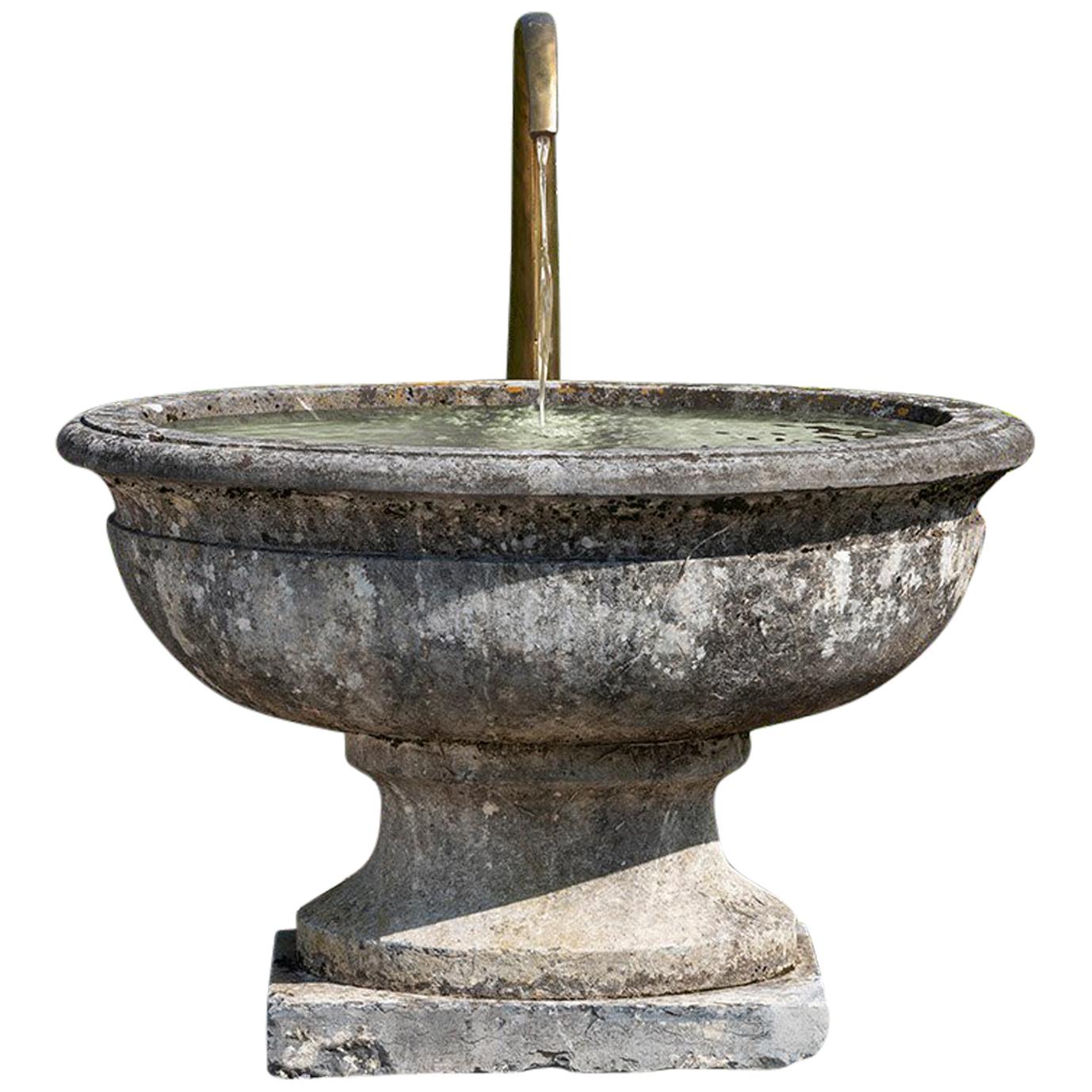 Fountain in Limestone, 19th Century