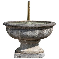 Fountain in Limestone, 19th Century
