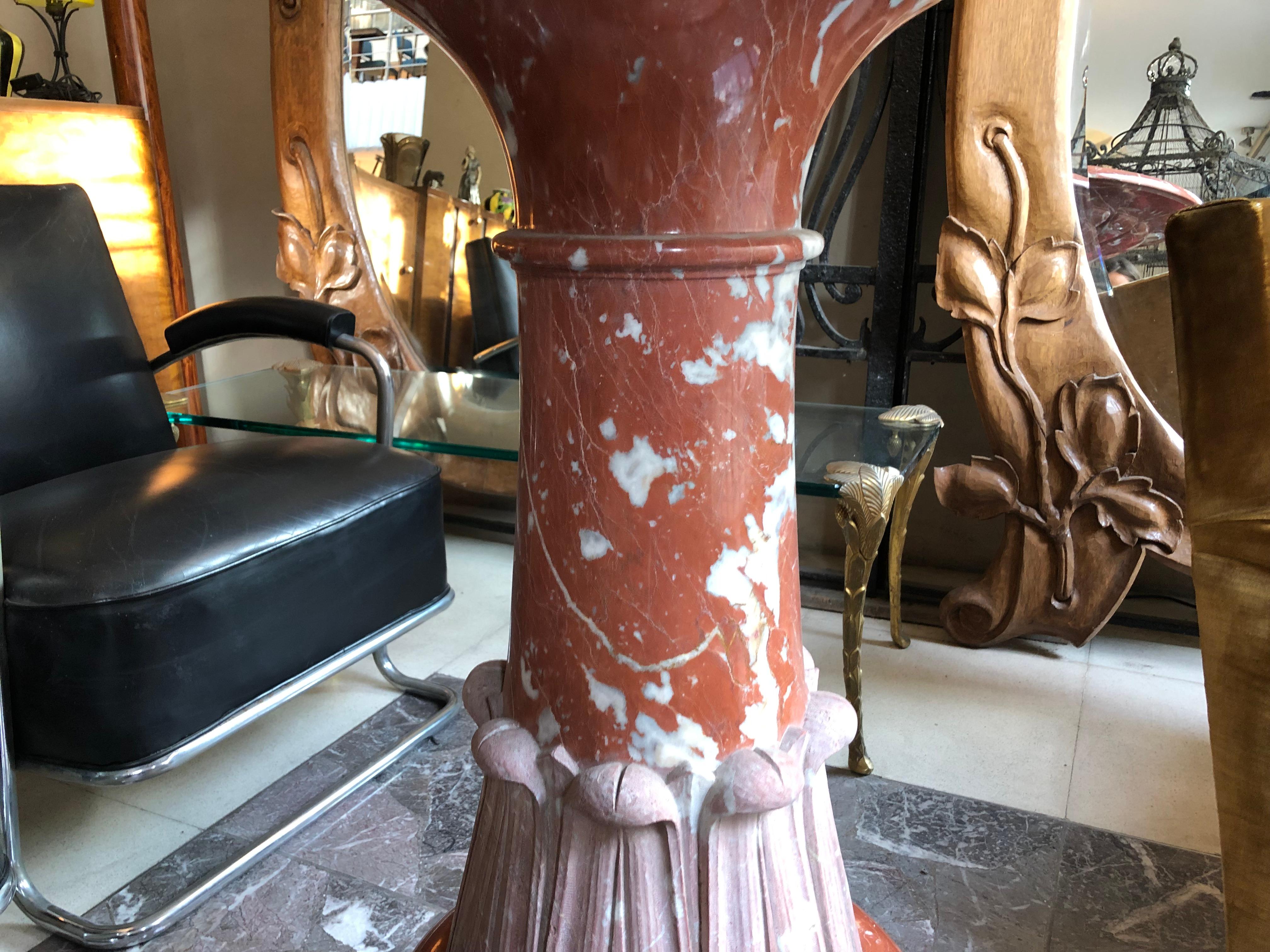 Fountain in Marble, Year: 1920, France For Sale 12