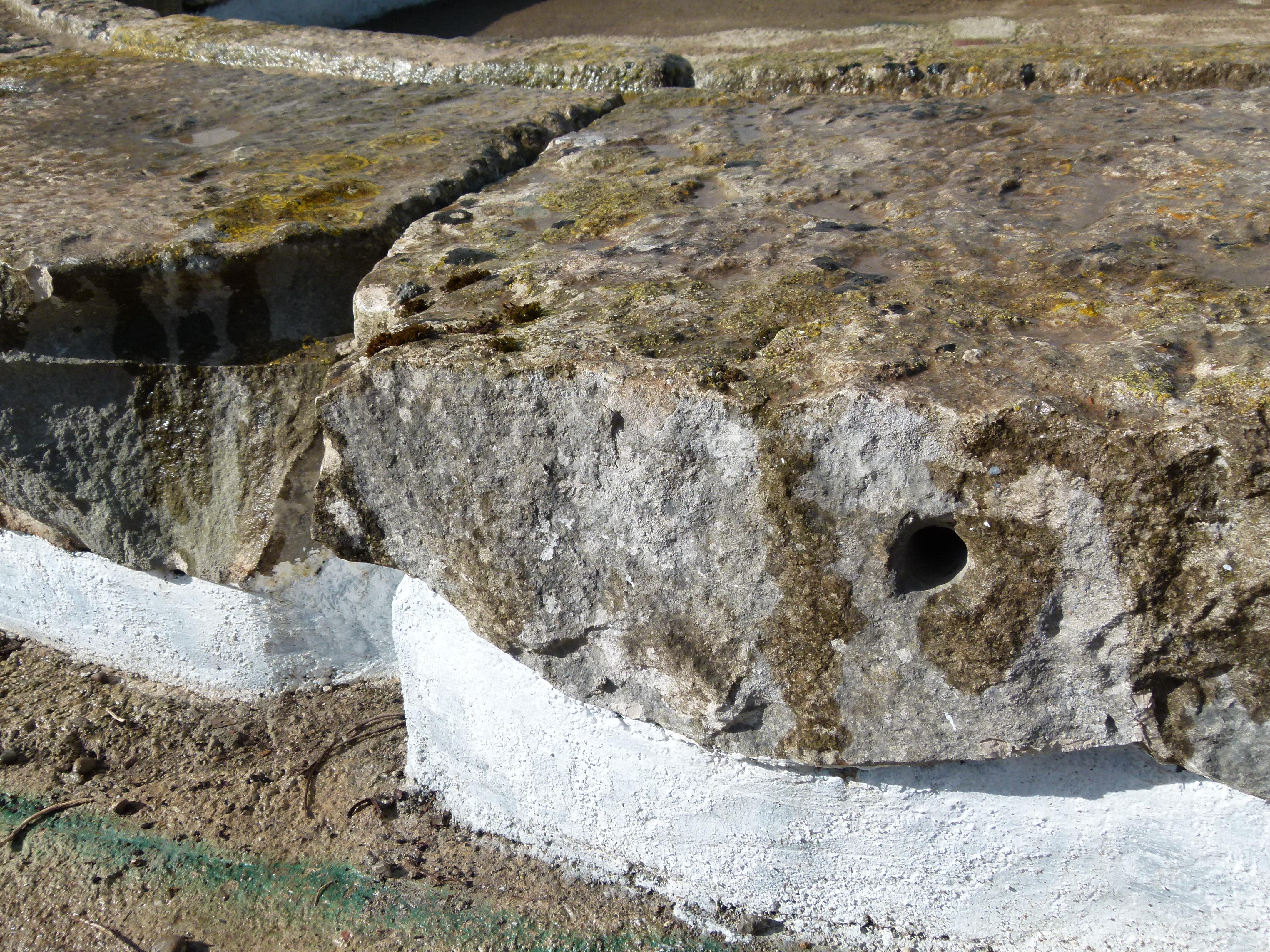 Large Original Circular Limestone Fountain  6